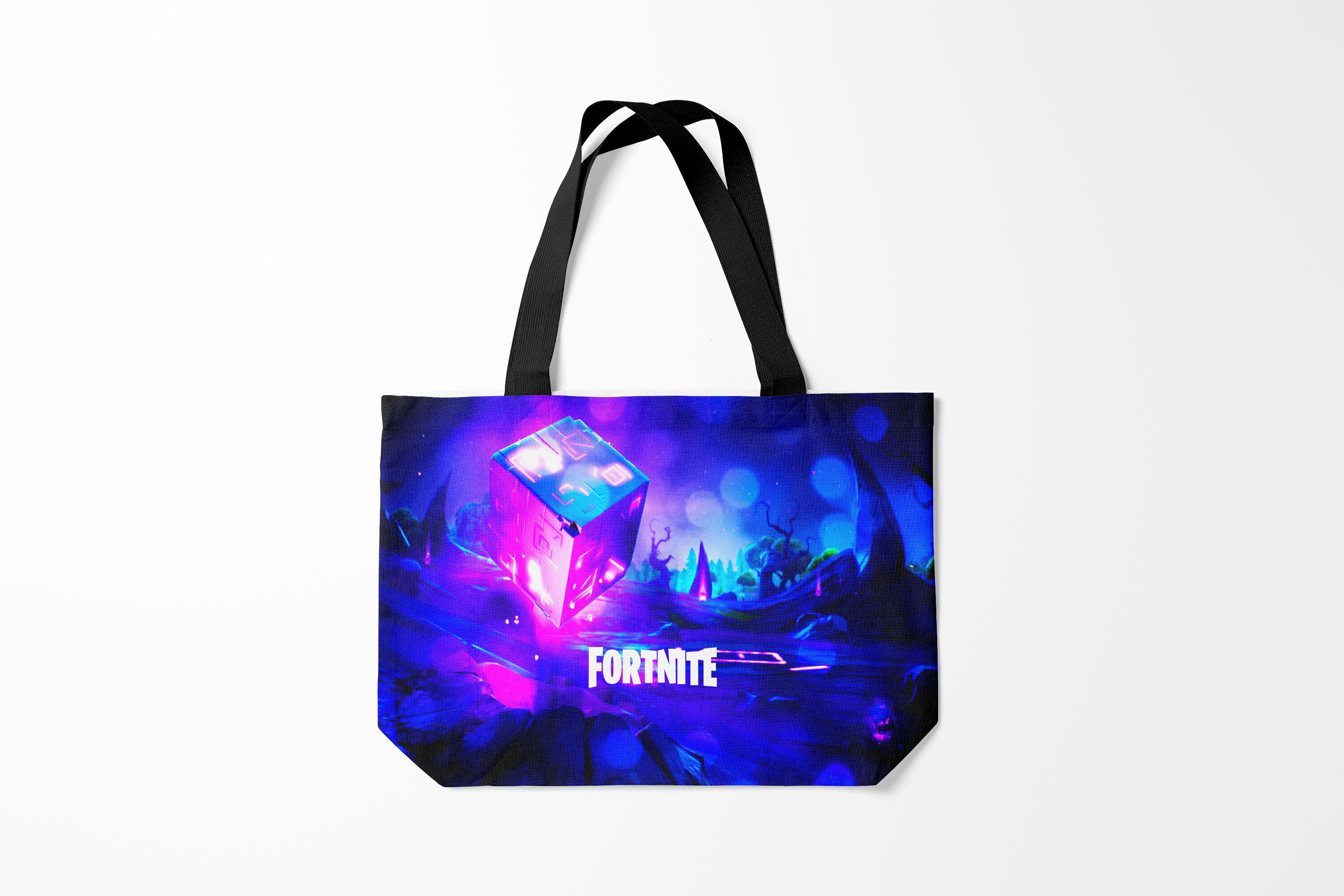 

Сумка шoппер унисекс Burnettie Fortnite, синий, Fortnite