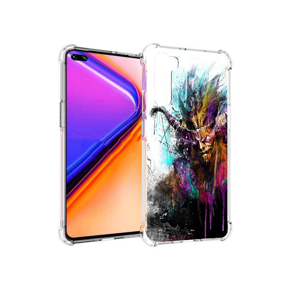

Чехол MyPads Tocco для OnePlus Nord яркий дьявол (PT227045.136.709), Прозрачный, Tocco
