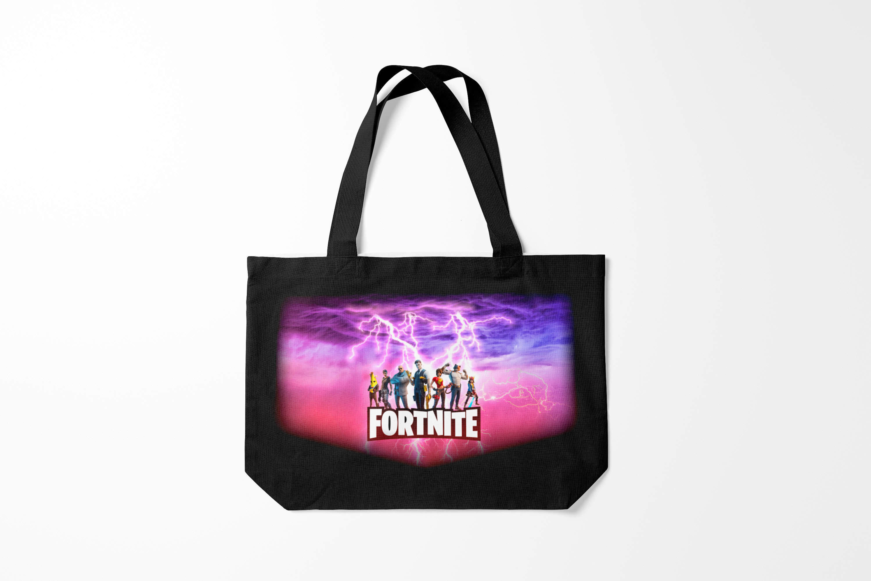 

Сумка шoппер унисекс Burnettie Fortnite, черный, Fortnite