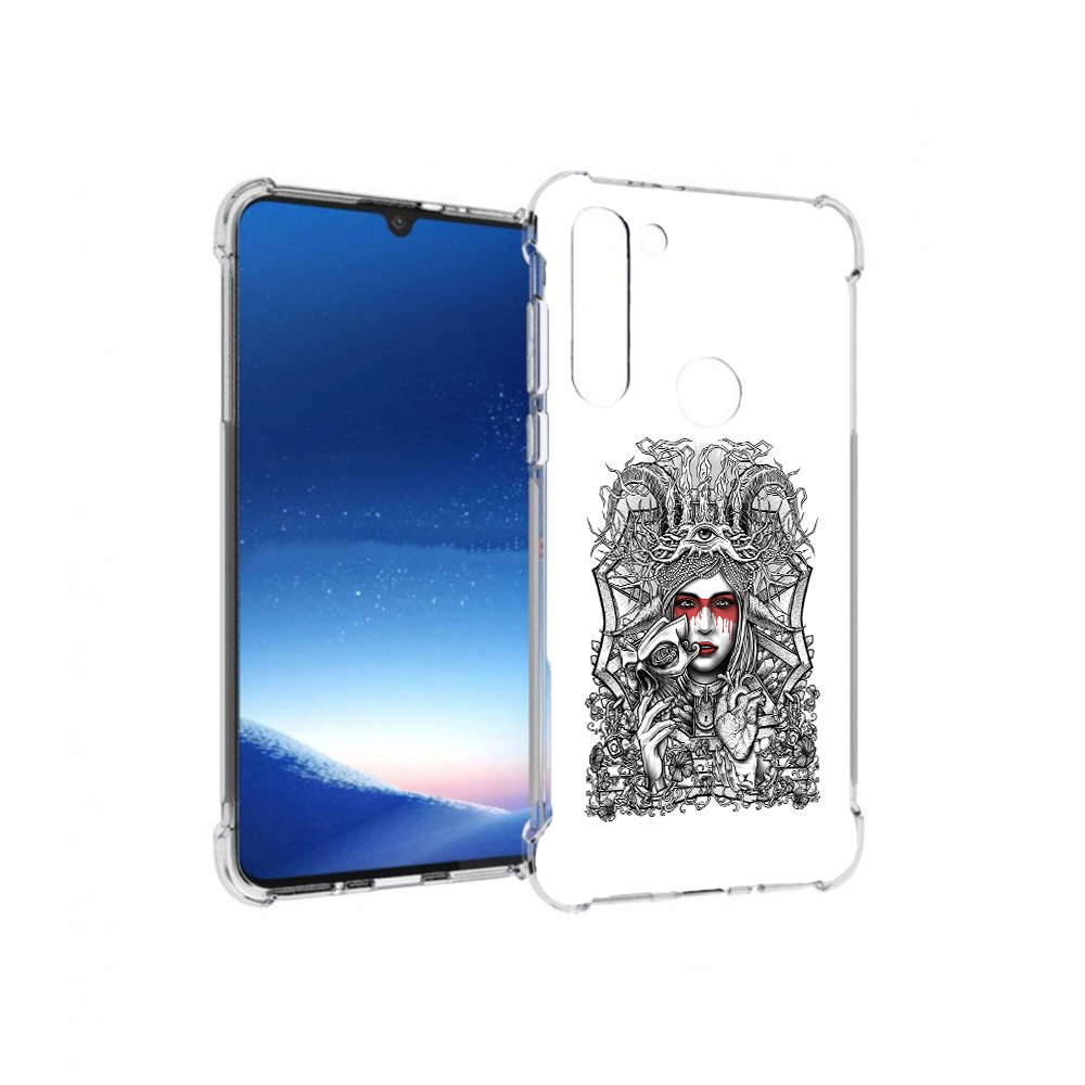 

Чехол MyPads Tocco для Motorola Moto G8 Power грусная девушка (PT143076.340.302), Прозрачный, Tocco
