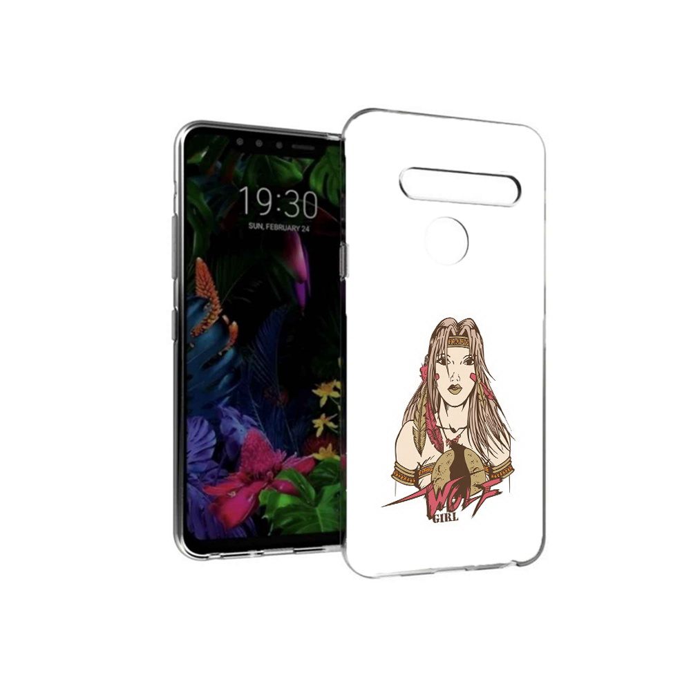 

Чехол MyPads Tocco для LG G8 девушка волк (PT135945.76.306), Tocco