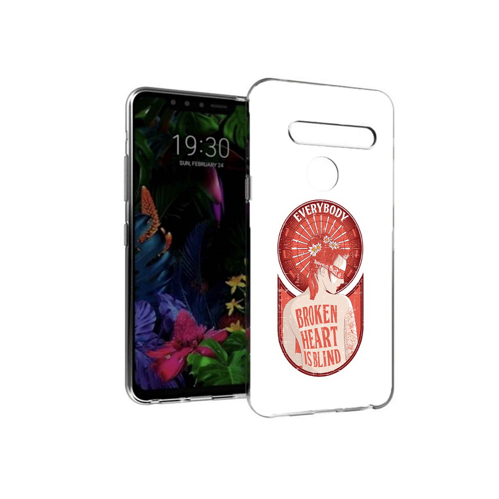 

Чехол MyPads Tocco для LG G8 девушка разбитое сердце (PT135945.76.310), Tocco