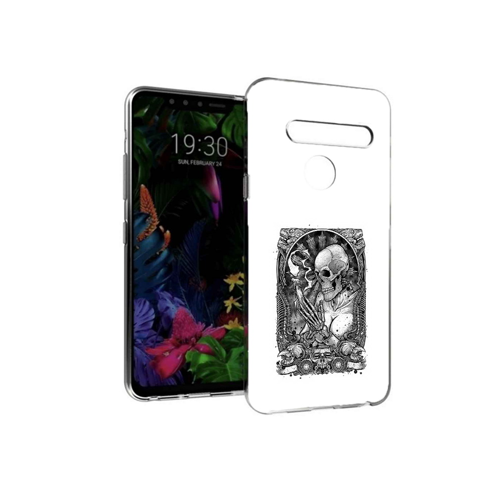 

Чехол MyPads Tocco для LG G8 девушка скелет (PT135945.76.316), Tocco