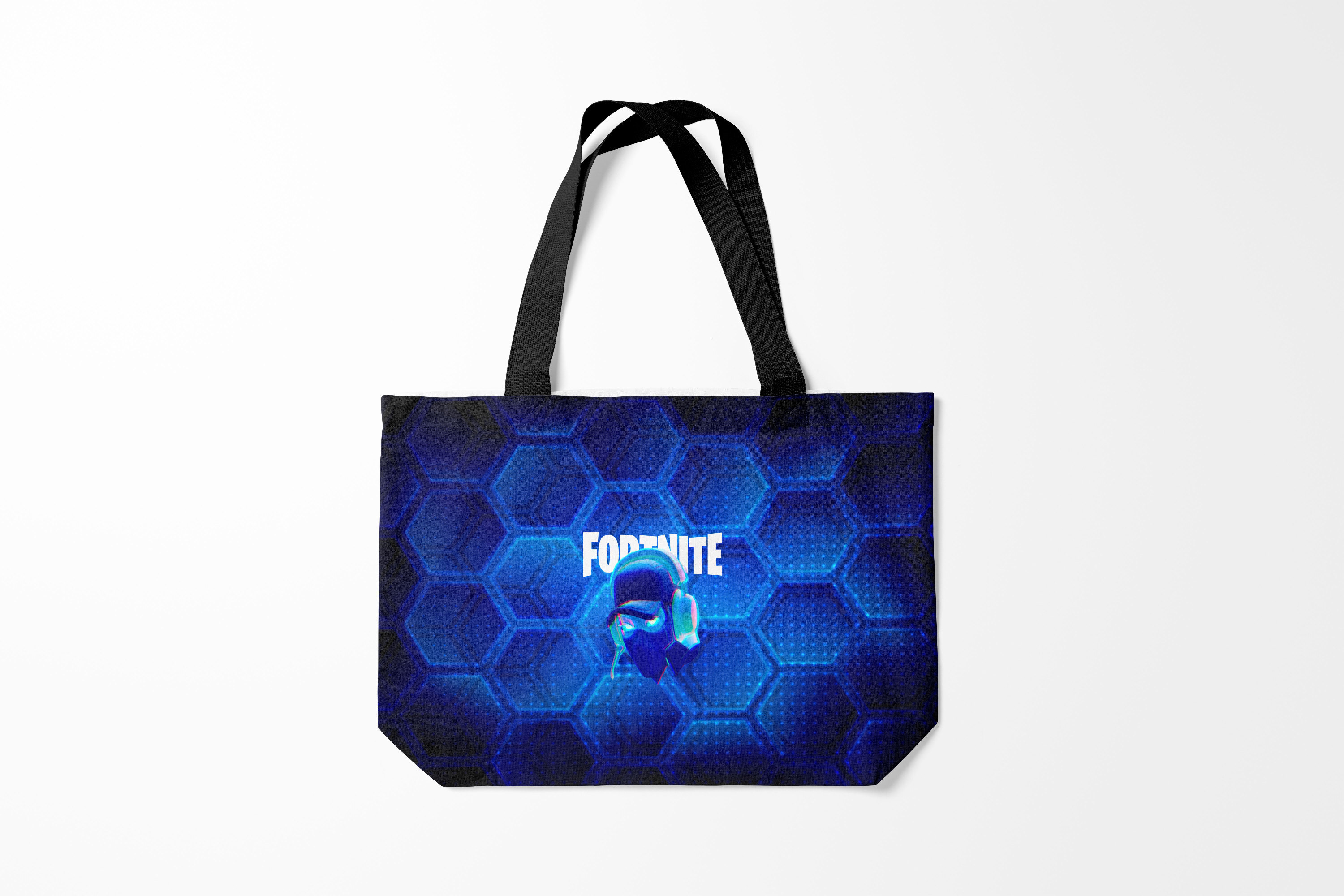 

Сумка шoппер унисекс Burnettie Fortnite, синий, Fortnite