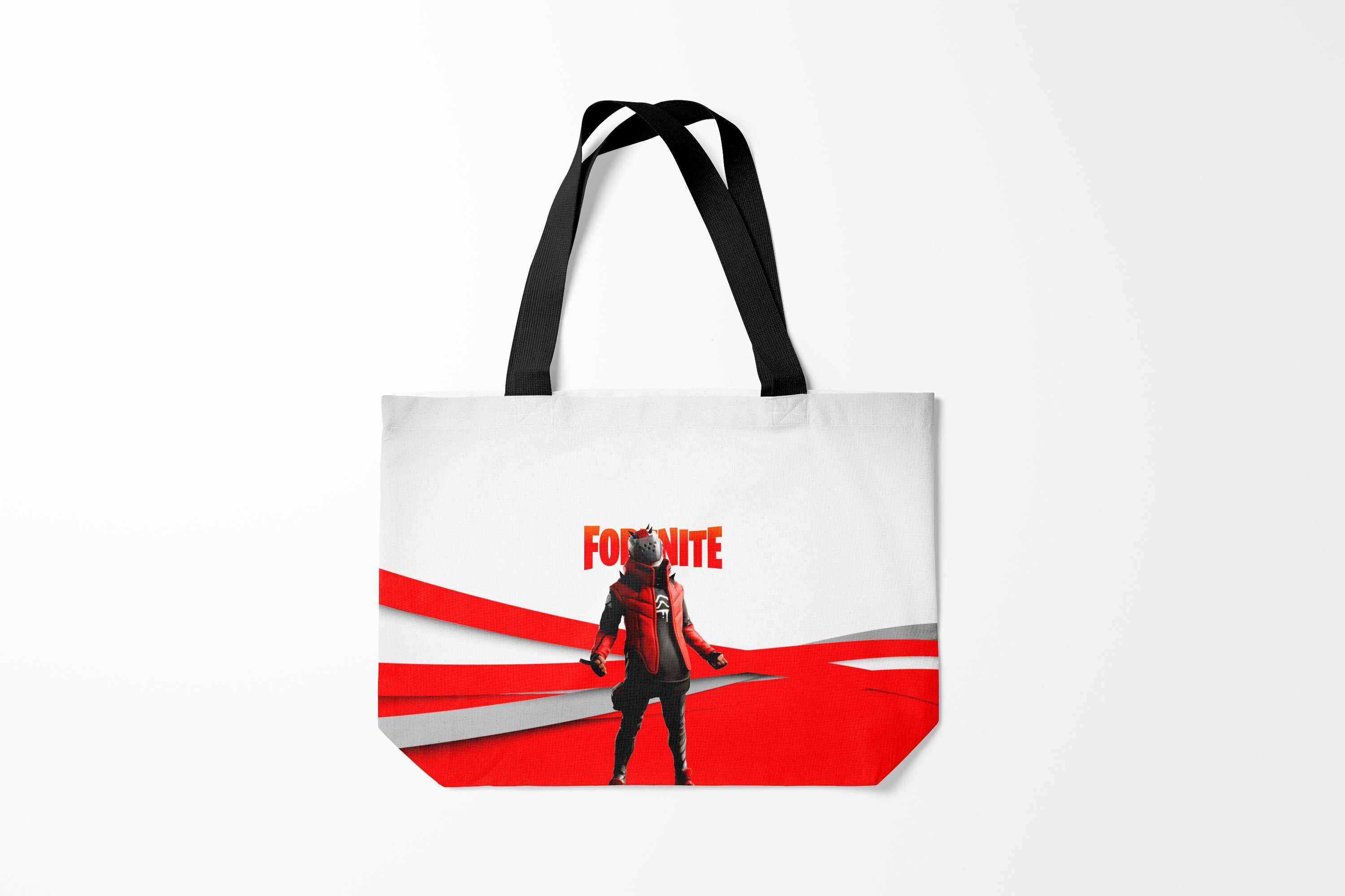 

Сумка шoппер унисекс Burnettie Fortnite, белый, Fortnite