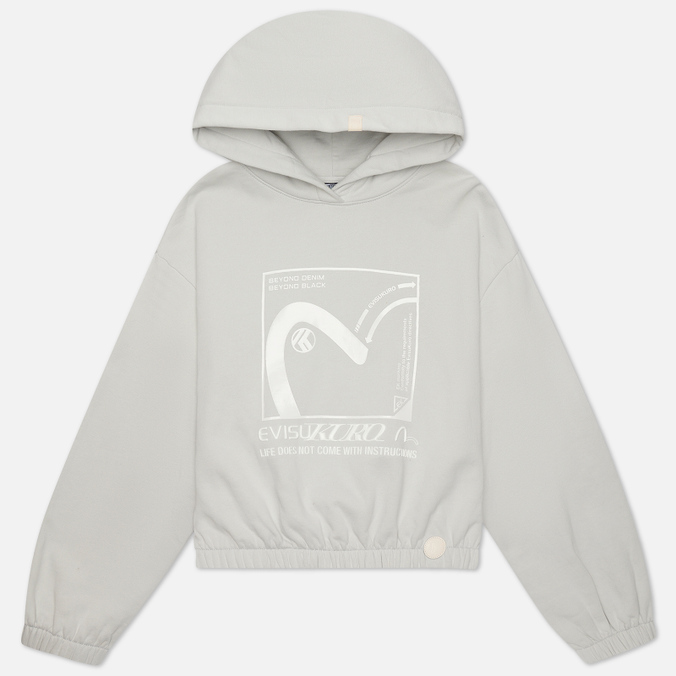 

Толстовка женская Evisu 2EAGNW1SW490OSFL-LTGY серая L, 2EAGNW1SW490OSFL-LTGY