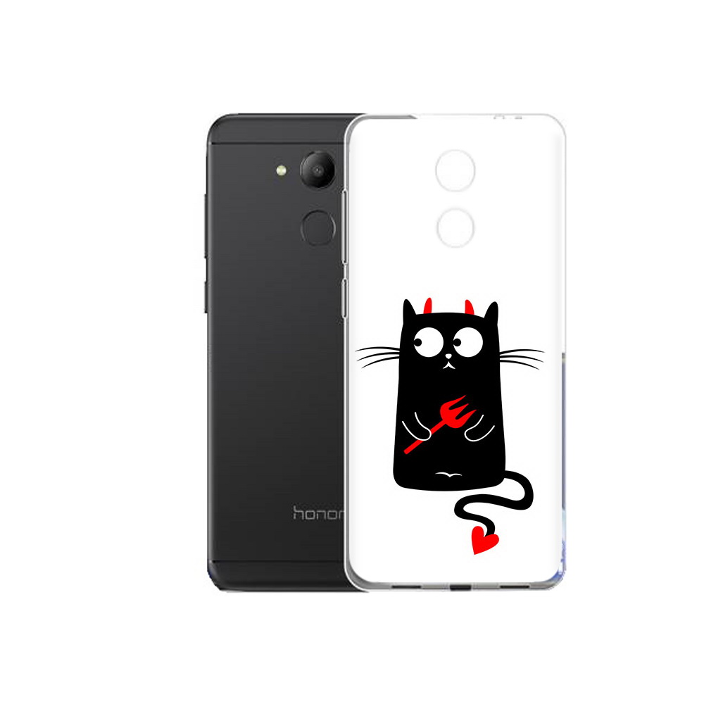 

Чехол MyPads Tocco для Honor 6C Кот демон (PT67887.49.97), Прозрачный, Tocco