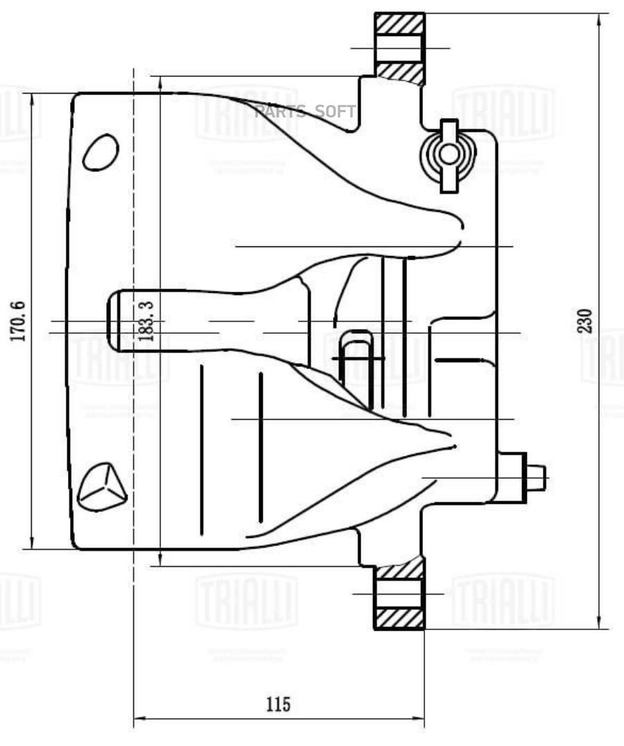 

Суппорт Торм. Для А/М Mercedes Sprinter (06-)/Classic (13-) Зад. Прав. D=48Мм (Cf 032015)