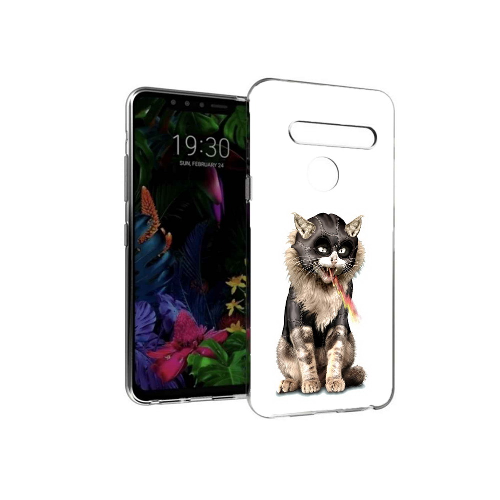 

Чехол MyPads Tocco для LG G8 дьяволский кот (PT135945.76.341), Tocco