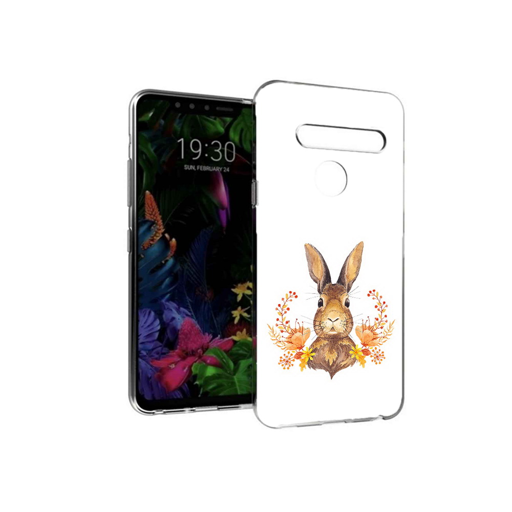 

Чехол MyPads Tocco для LG G8 зайка в цветах (PT135945.76.349), Tocco