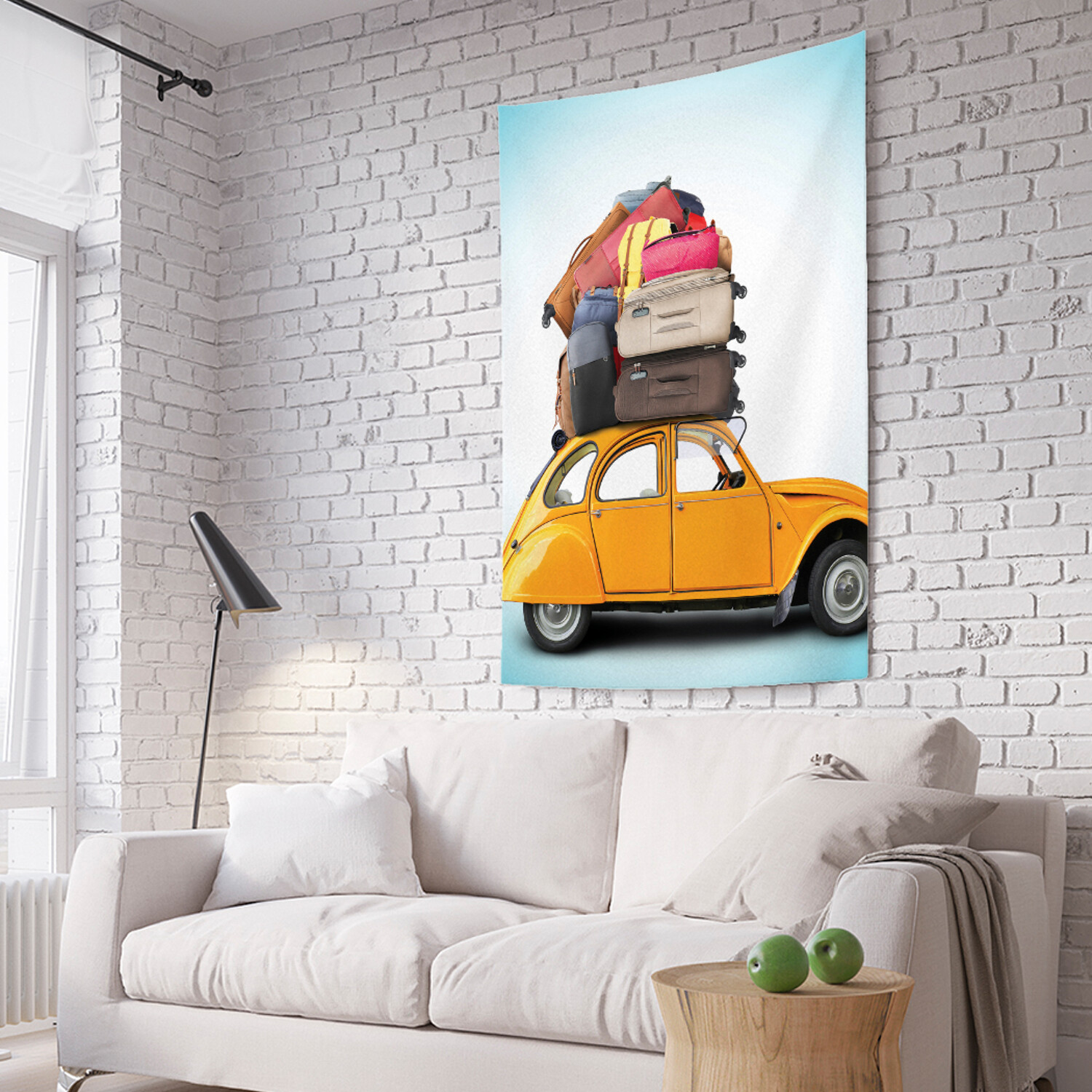 

Вертикальное фотопанно на стену JoyArty Груженый трабант 150x200 см, Груженый трабант