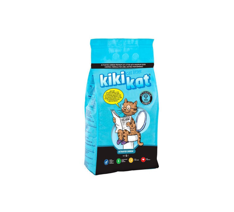

Наполнитель KIKIKAT ACTIVATED CARBON комкующийся, активированный уголь, 5л