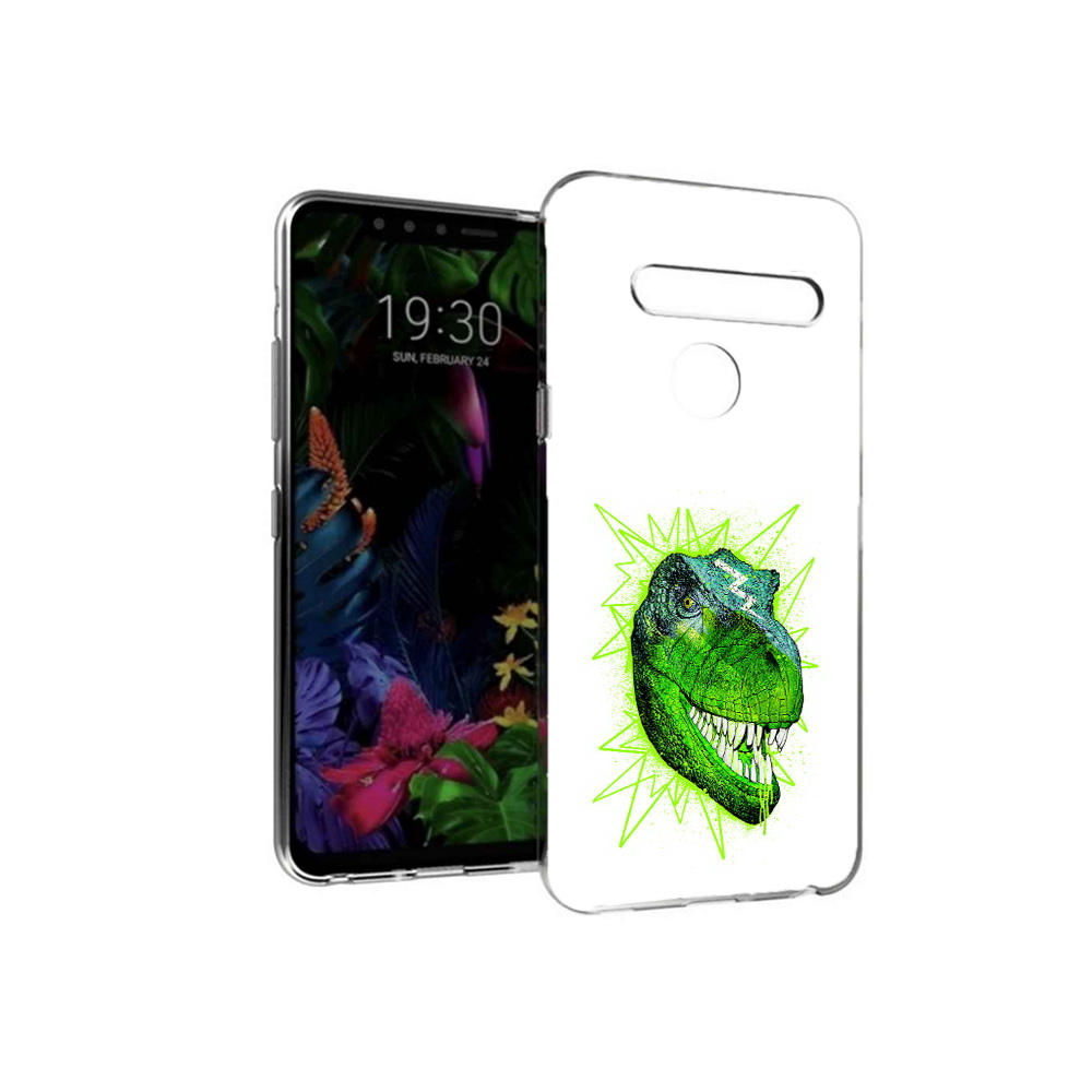 

Чехол MyPads Tocco для LG G8 зеленый динозавр (PT135945.76.358), Tocco