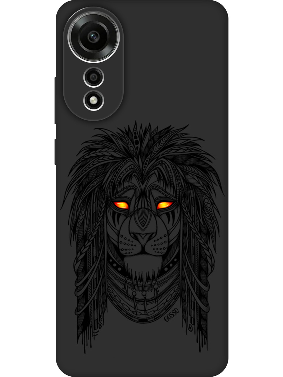 

Силиконовый чехол на Oppo A78 4G с принтом "Желтоглазый лев" матовый черный, Черный;прозрачный;красный;оранжевый, 782629412