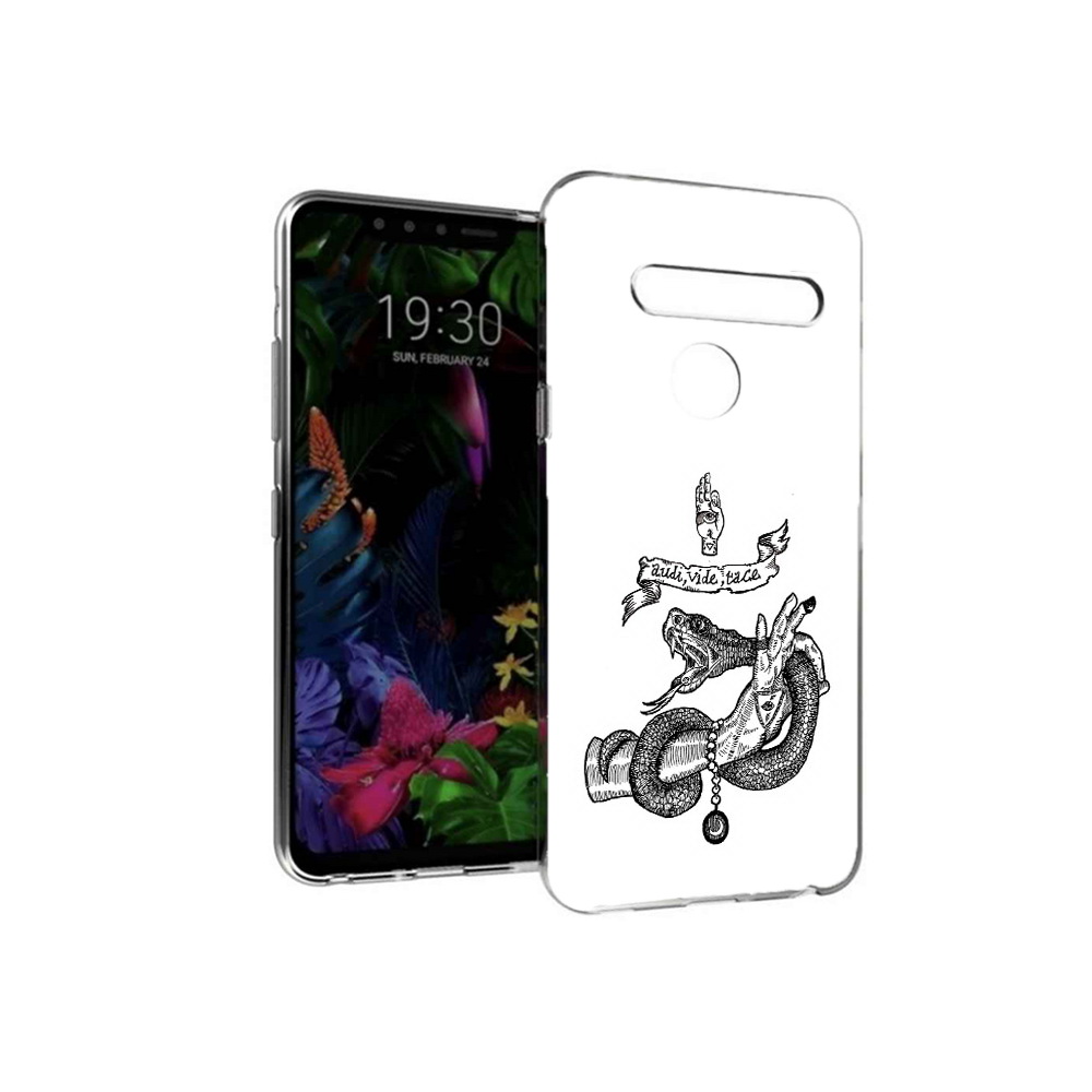 

Чехол MyPads Tocco для LG G8 змея на руке рисунок (PT135945.76.366), Tocco