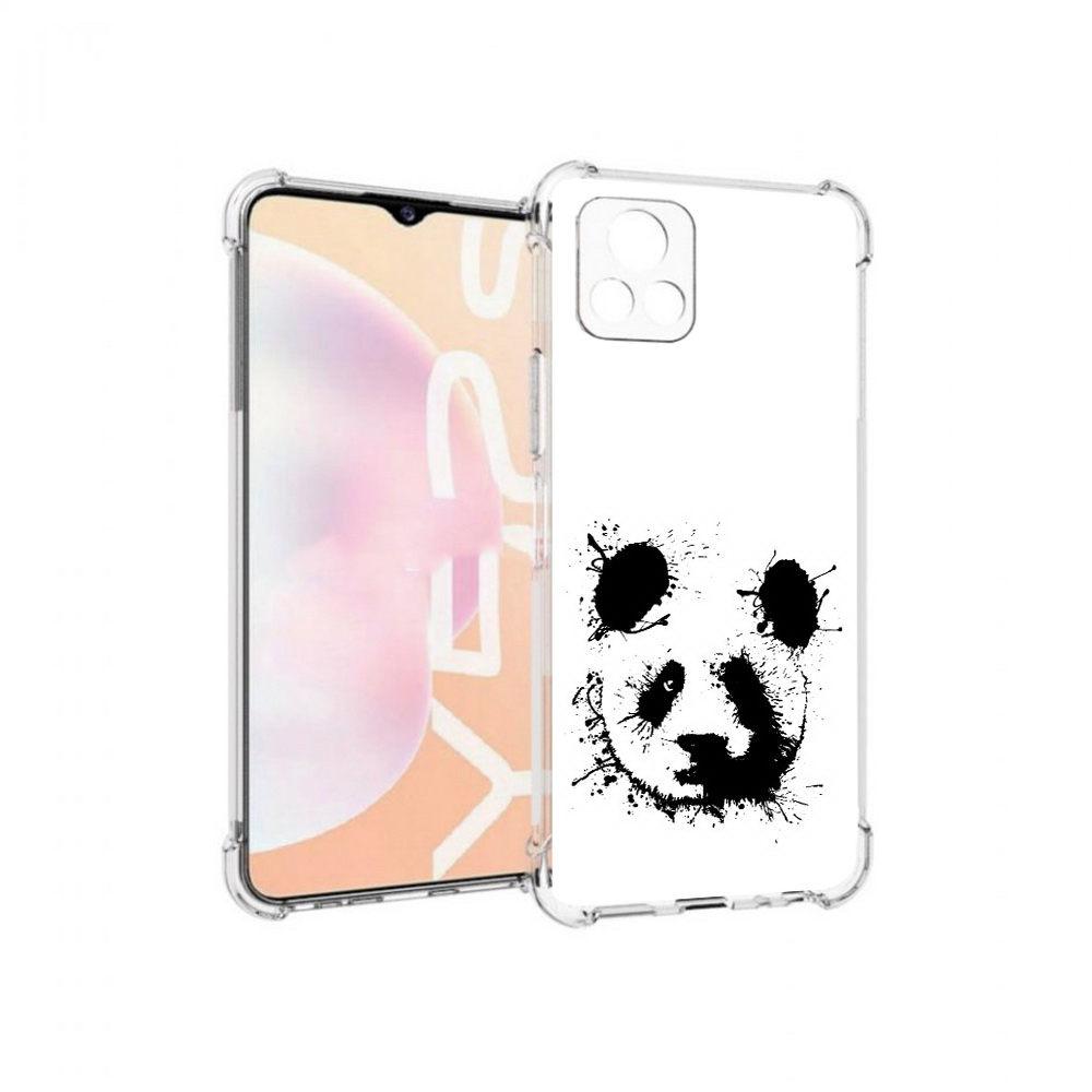 

Чехол MyPads Tocco для Vivo Y52s клякса-панда, Прозрачный, Tocco