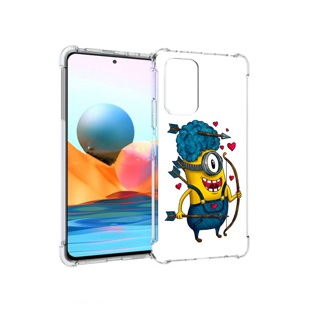 Чехол MyPads Tocco для Xiaomi Redmi Note 10 Pro Миньон купидон (PT158414.284.117)