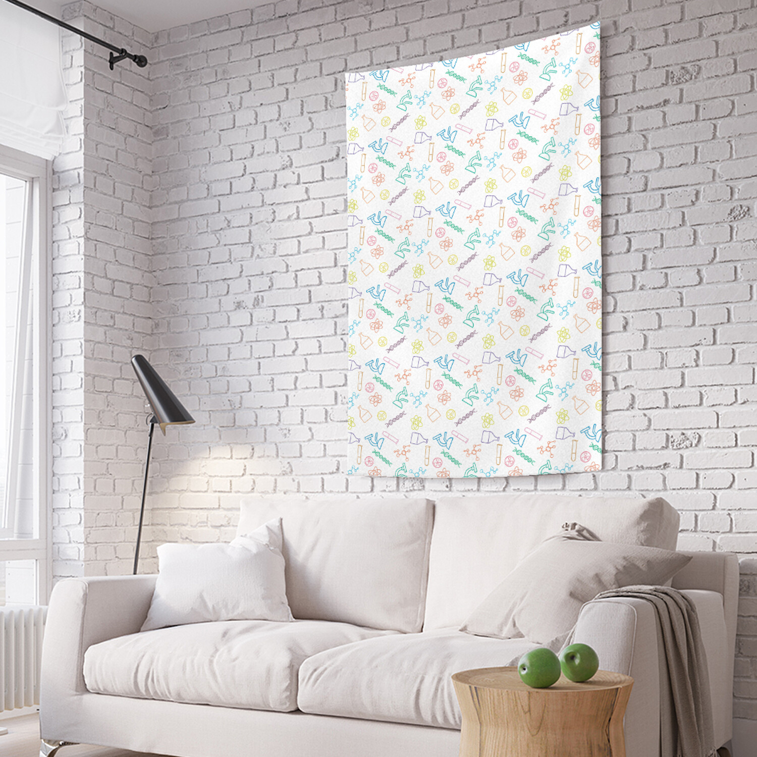 

Вертикальное фотопанно на стену JoyArty Нарисованная химия 150x200 см, Нарисованная химия