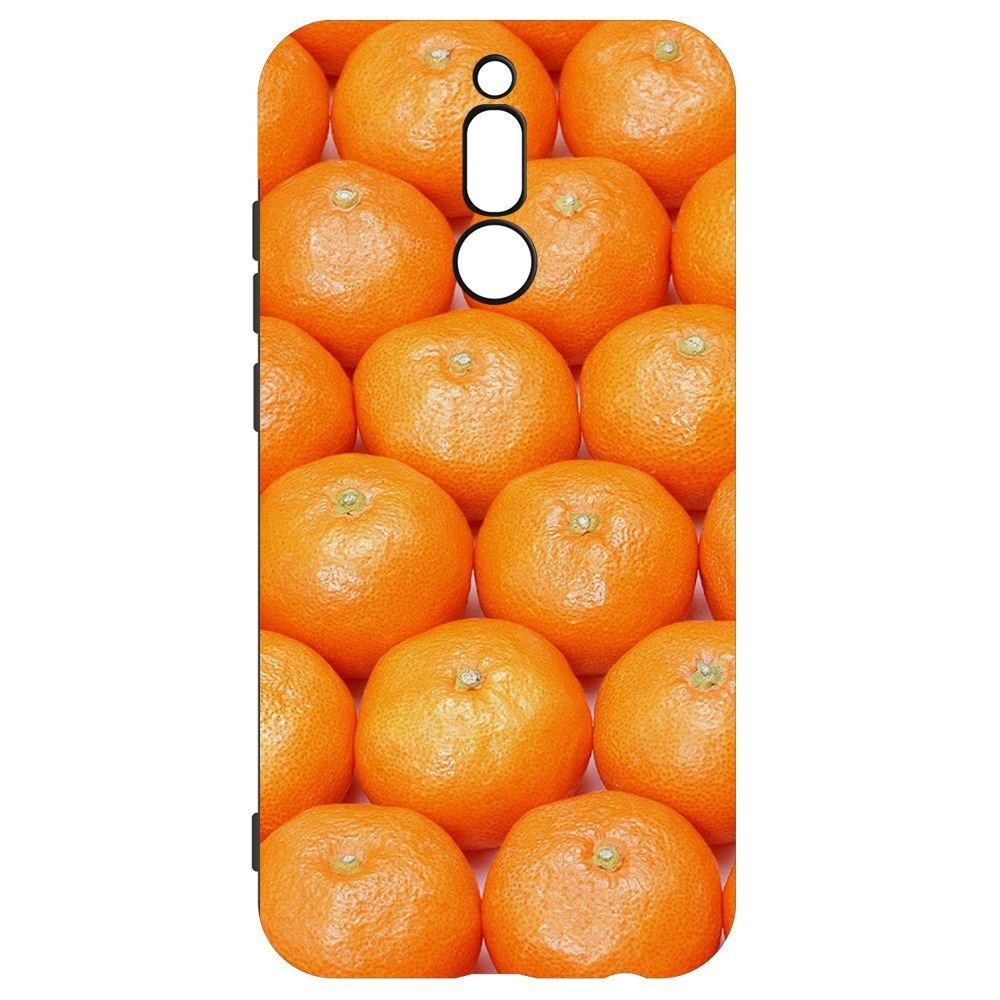 

Чехол-накладка Krutoff Софт Кейс Мандаринки для Xiaomi Redmi 8 черный