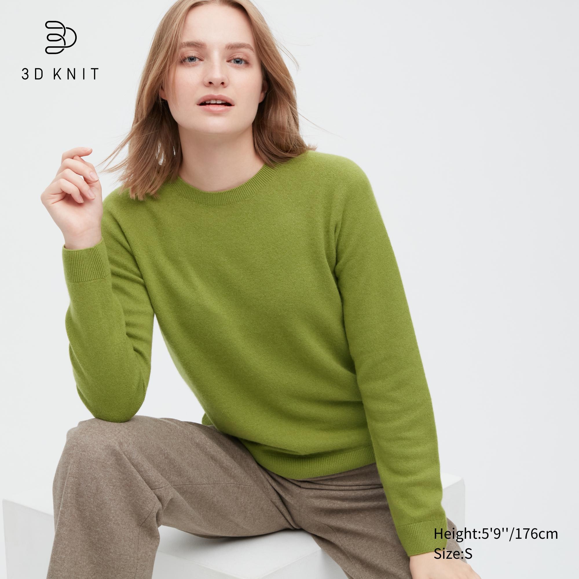 

Джемпер женский UNIQLO 450635COL52 зеленый XS (доставка из-за рубежа), 450635COL52