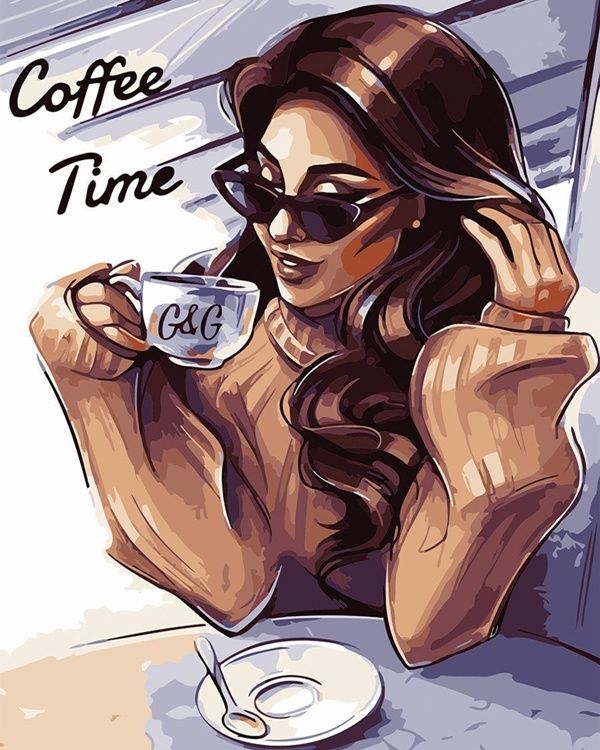

Картина по номерам Paintboy (Premium) «Coffee time», VA-2430, Coffee time