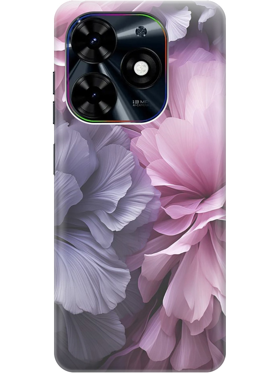 

Силиконовый чехол на Infinix Hot 40i с рисунком "Розово-фиолетовые цветы", Розовый;фиолетовый, 20011892