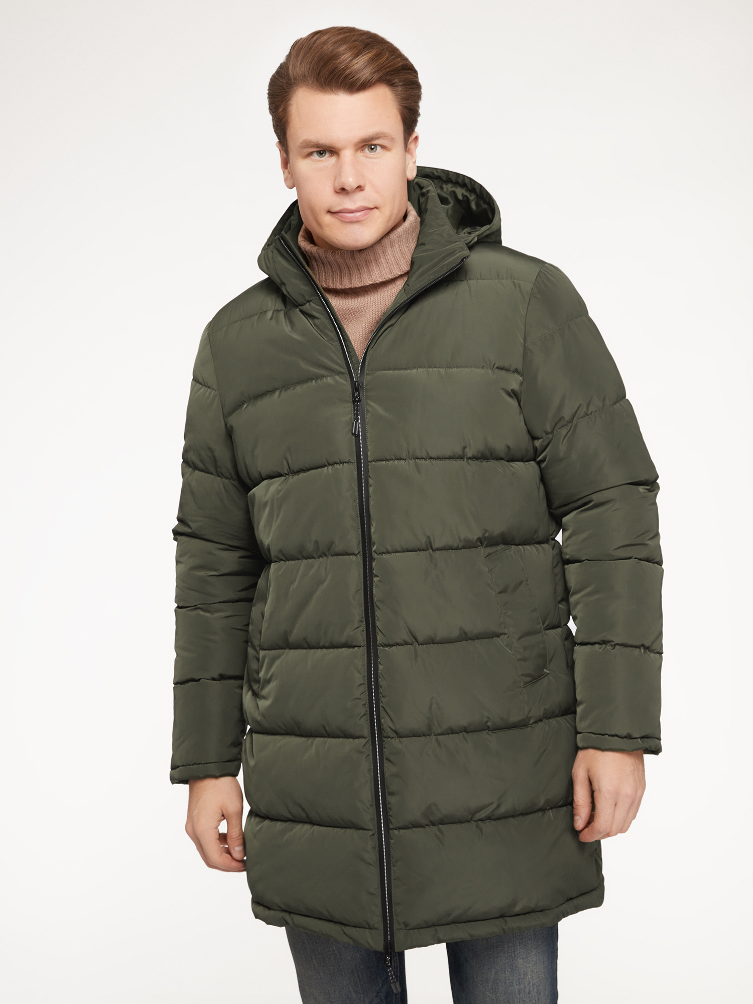 

Куртка мужская oodji 1L126001M зеленая 2XL, Зеленый, 1L126001M