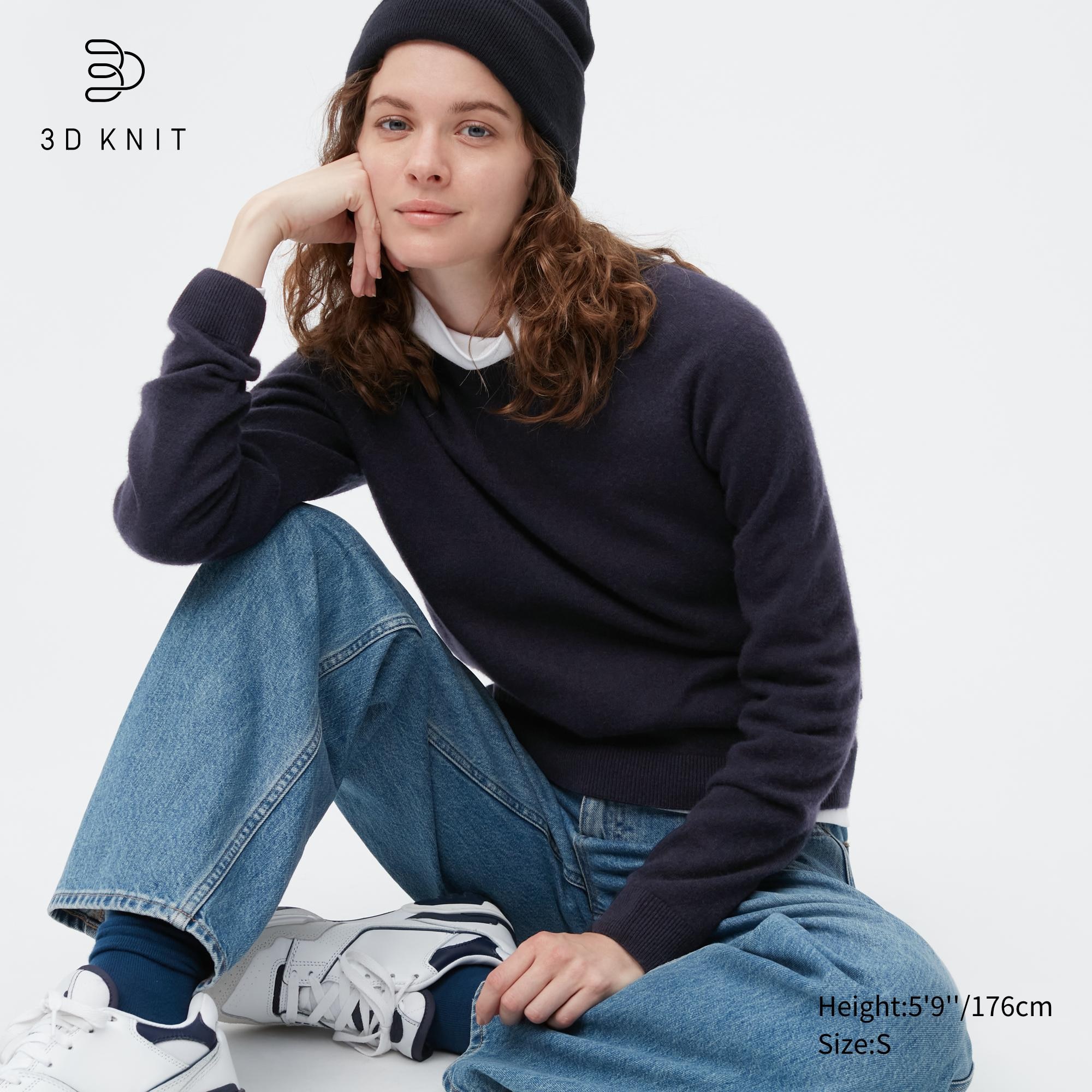 

Джемпер женский UNIQLO 450635COL69 синий M (доставка из-за рубежа), 450635COL69