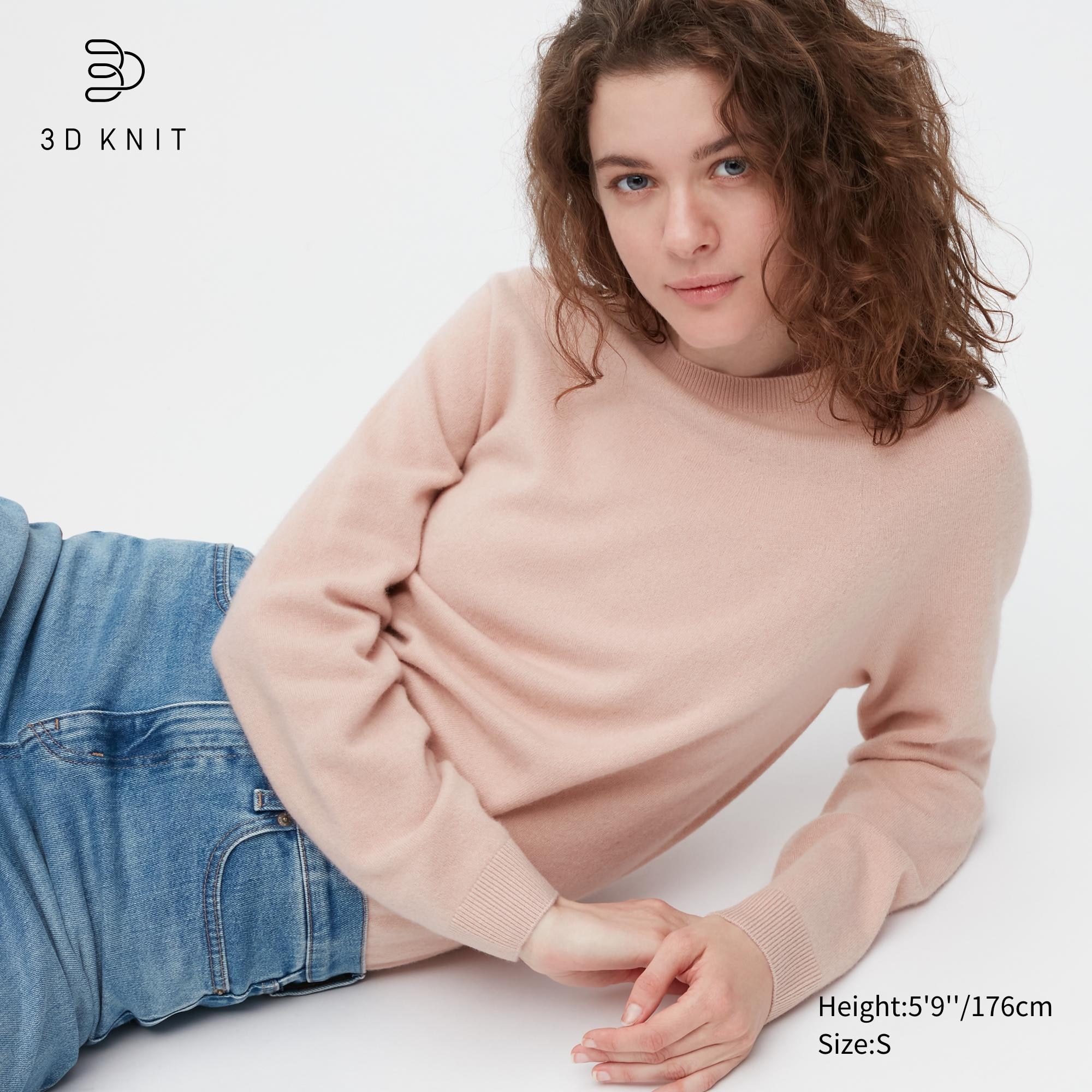 

Джемпер женский UNIQLO 450635COL10 розовый L (доставка из-за рубежа), 450635COL10