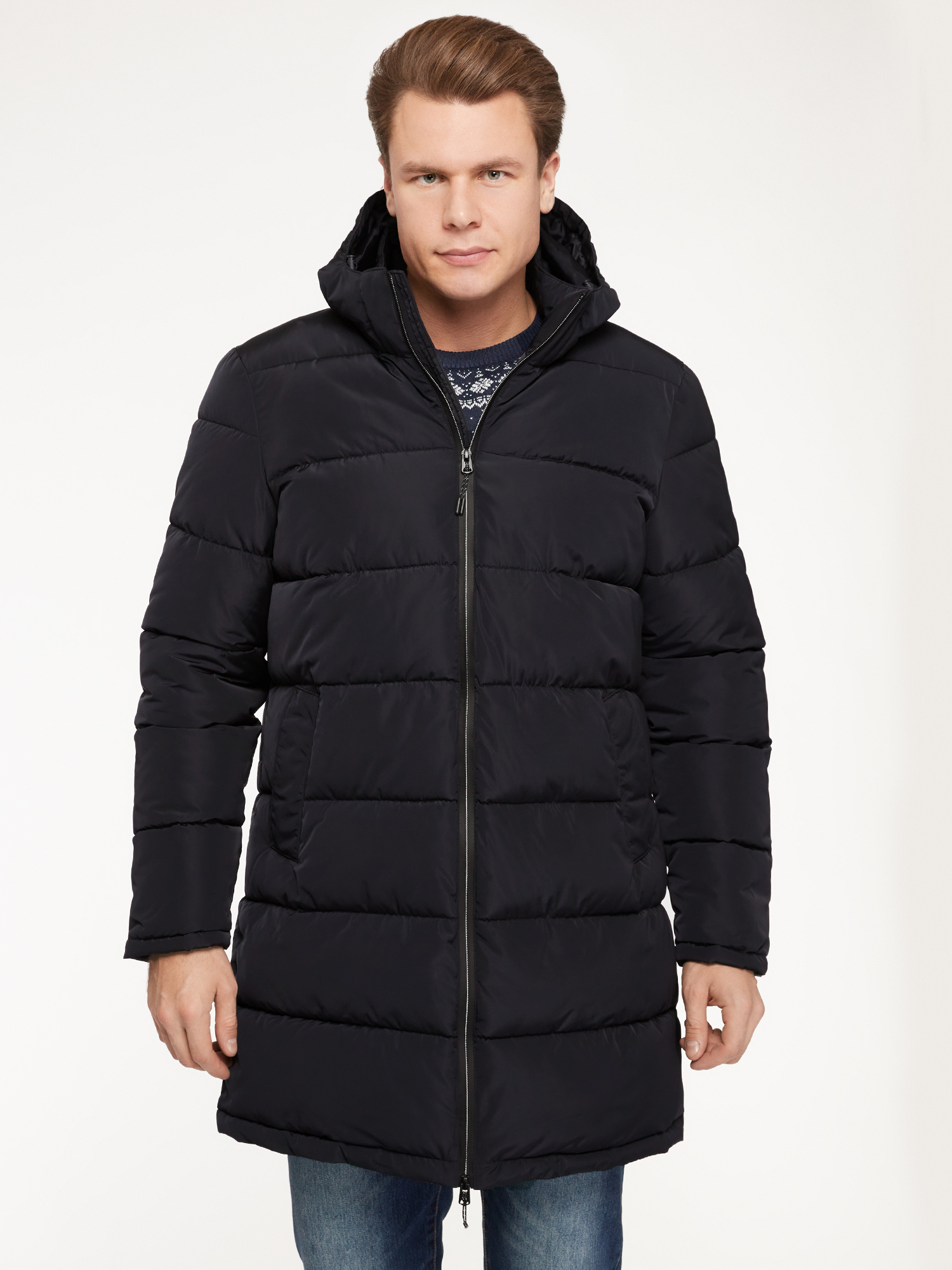 

Куртка мужская oodji 1L126001M синяя XL, Синий, 1L126001M