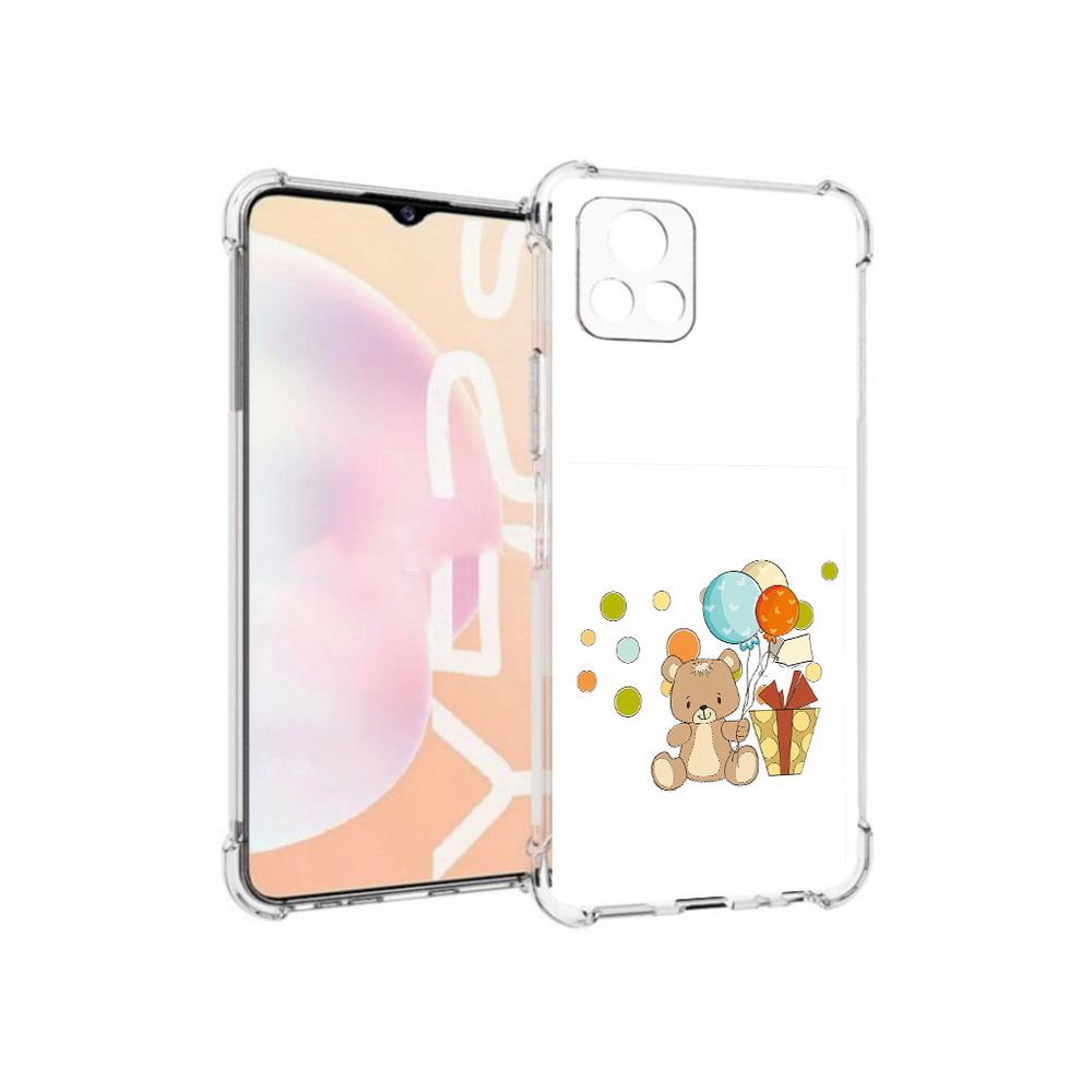 

Чехол MyPads Tocco для Vivo Y52s медвеженок с подарком, Прозрачный, Tocco