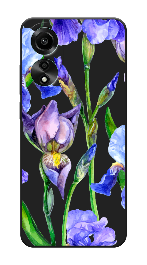 

Чехол Awog на Oppo A78 4G "Синие ирисы", Фиолетовый;голубой;зеленый, 2514752-1