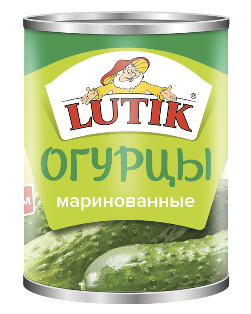 

Огурцы Lutik маринованные 9-12 см, 3000 мл