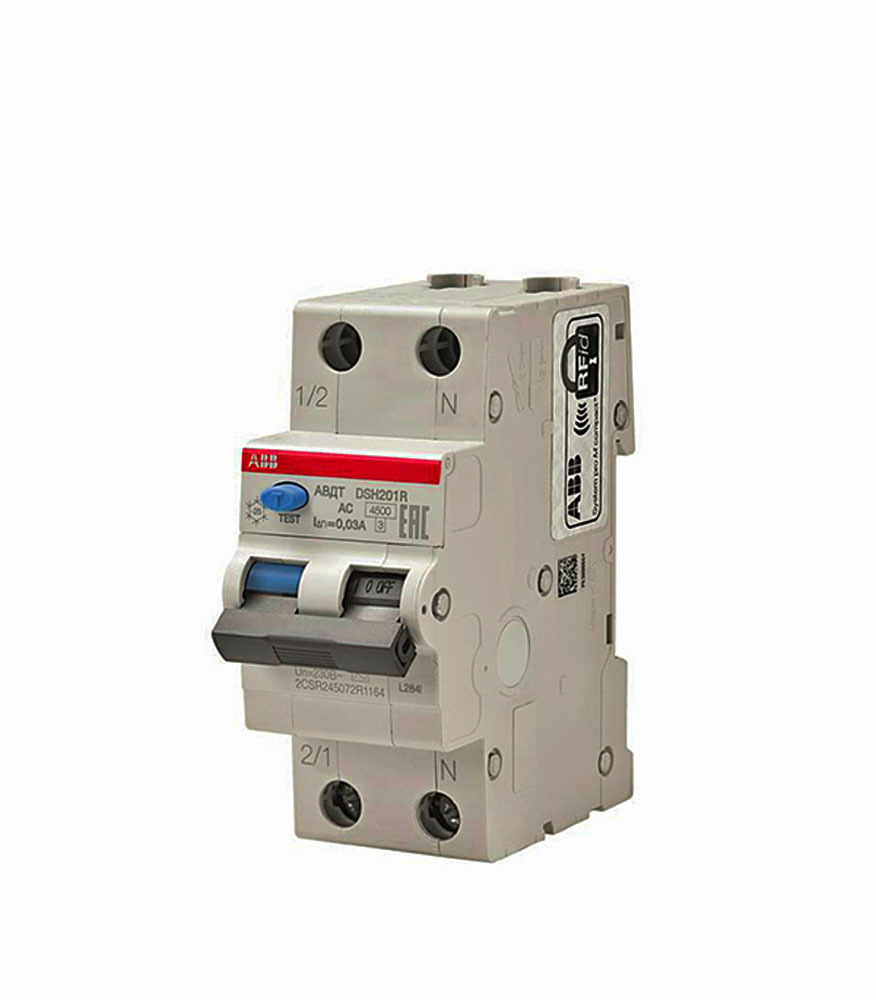 

Автомат дифференциальный ABB DSH201R (2CSR245072R1254) 25А 30 мА 1P+N тип AC 4,5 кА