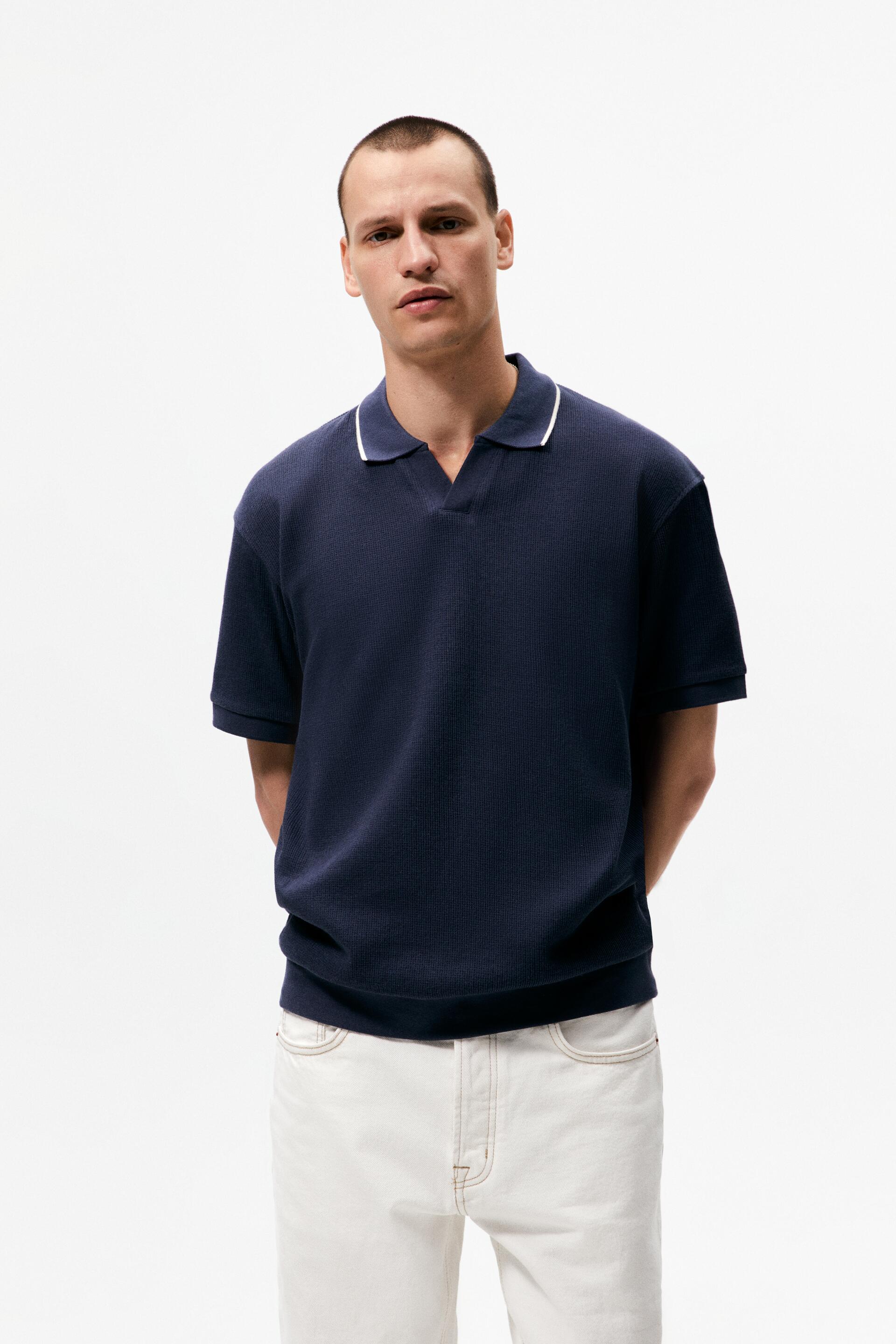

Футболка мужская ZARA 09240304 синяя S (доставка из-за рубежа), 09240304