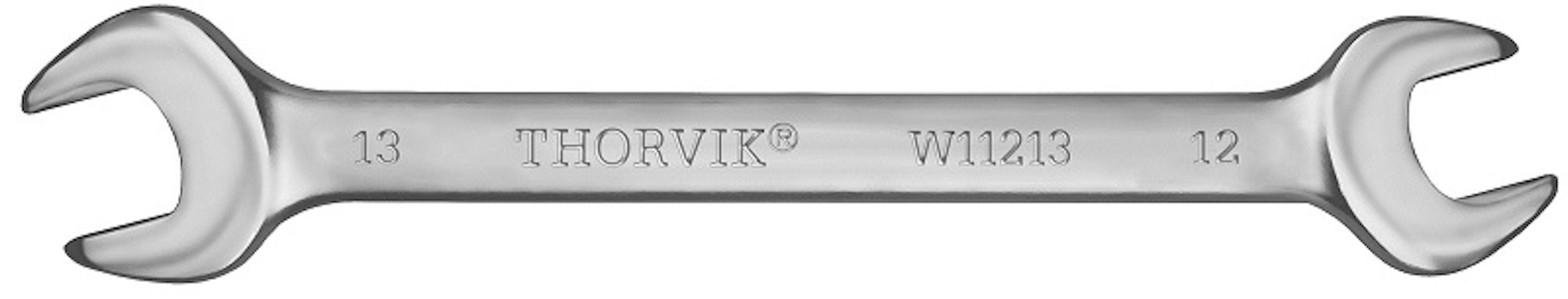 THORVIK W12123 Ключ гаечный рожковый серии ARC, 21х23 мм ключ гаечный рожковый thorvik arc 27х30 w12730 052592