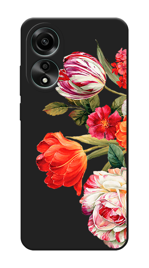 

Чехол Awog на Oppo A78 4G "Весенний букет", Красный;розовый;зеленый, 2514752-1