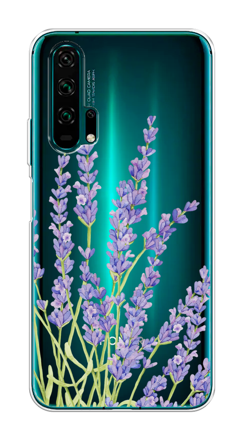 

Чехол на Honor 20 Pro "Лавандовые стебли", Фиолетовый;зеленый, 69350-1
