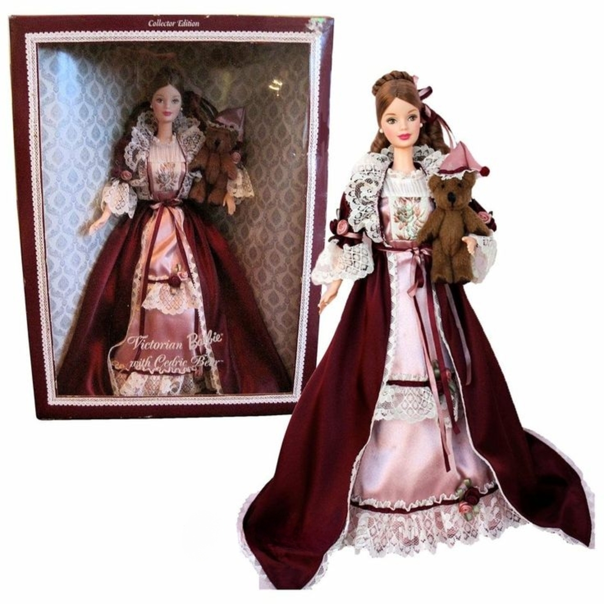 

Кукла Барби коллекционная Victorian Barbie With Cedric Bear 1999