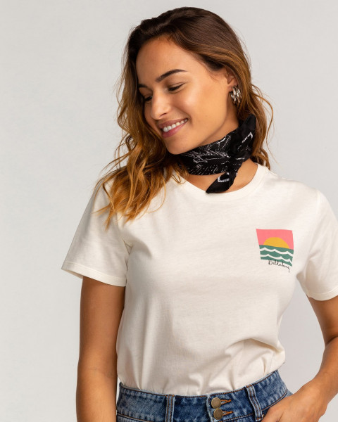 

Футболка женская Billabong U3SS10-BIF0 белая S, U3SS10-BIF0