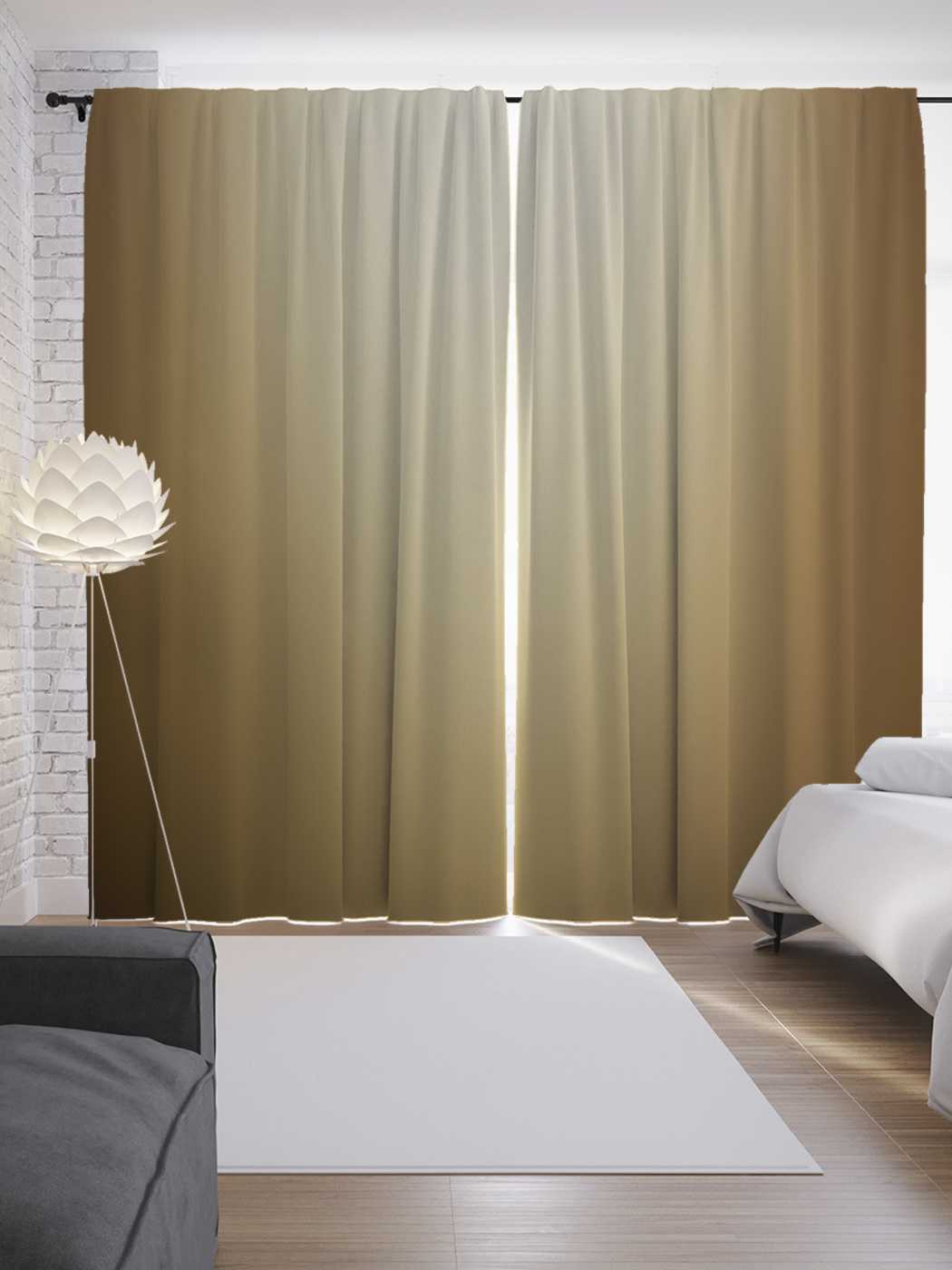 фото Шторы joyarty с фотопечатью "медный блеск" из сатена, 290х265 см