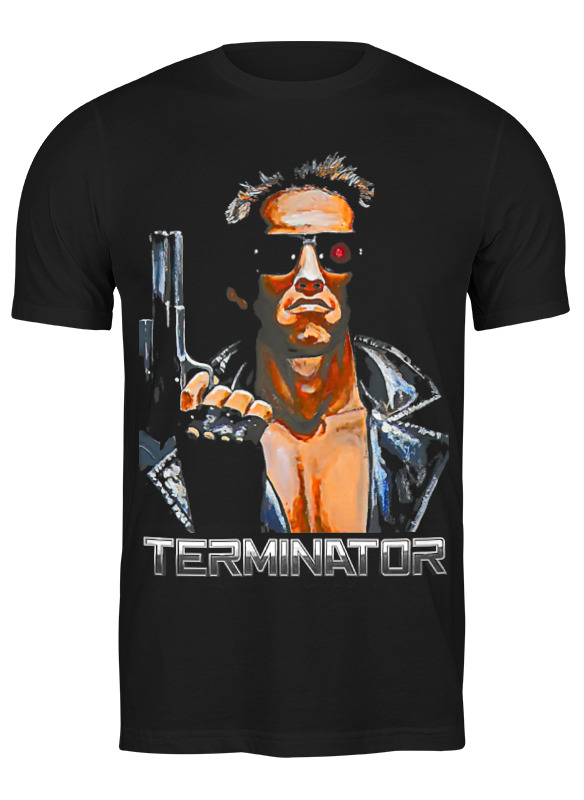 

Футболка мужская Printio Terminator черная M, Черный, Terminator