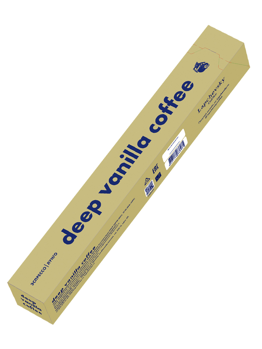 

Кофе в капсулах Lapchevsky DEEP VANILLA COFFEE, молотый, со вкусом ванили, 105 г