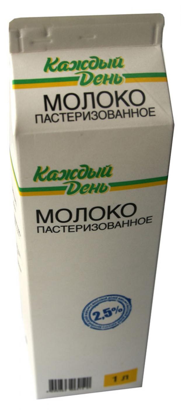 Молоко пастеризованное «Каждый день» питьевое 2,5% БЗМЖ, 900 мл