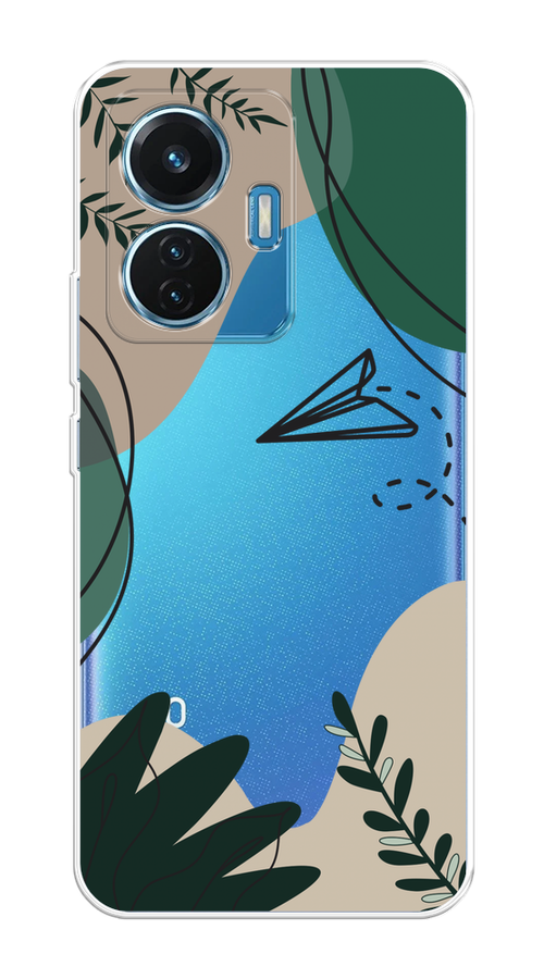 

Чехол на Vivo T1 "Secret Garden", Зеленый;бежевый;черный, 267150-1