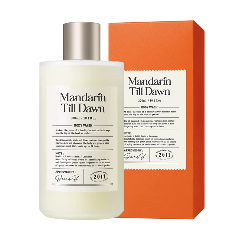 Гель для душа Derma:B Narrative Body Wash Mandarin Till Dawn пряный мандарин