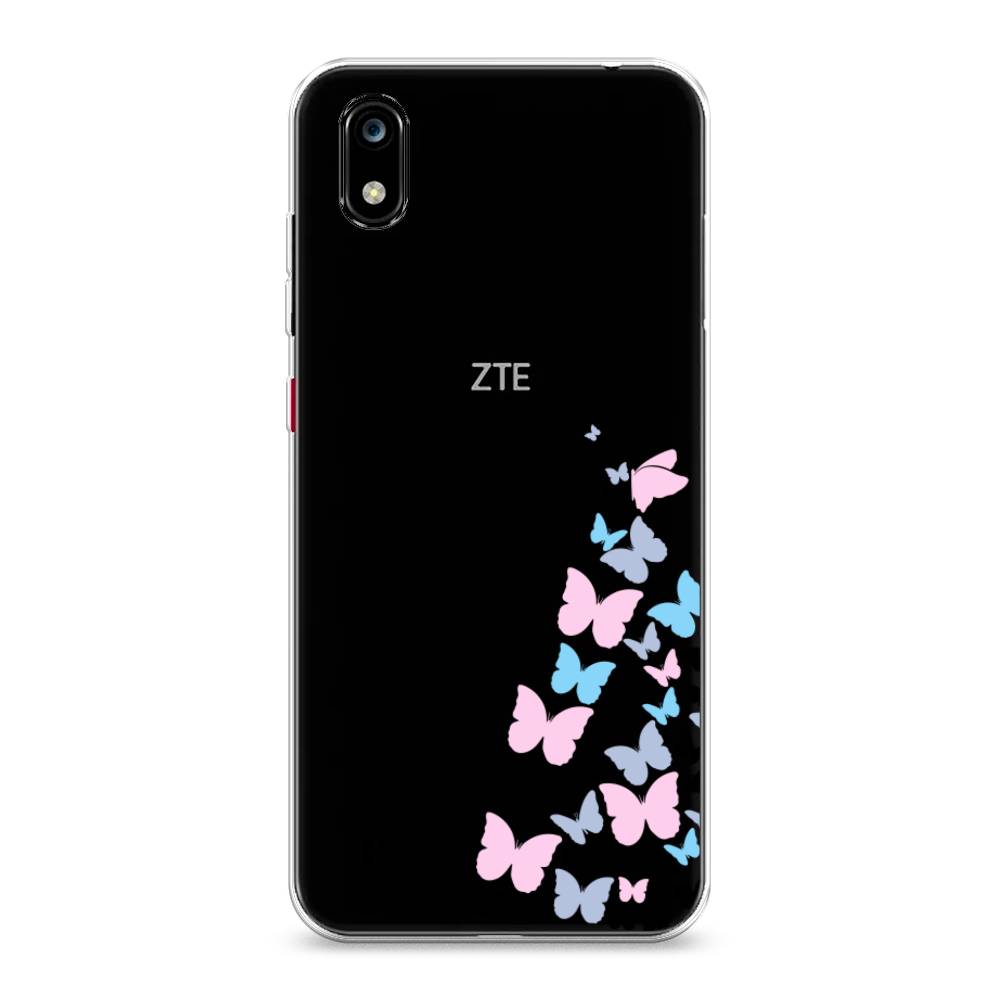 фото Силиконовый чехол "платье из бабочек" на zte blade a7 2019 awog