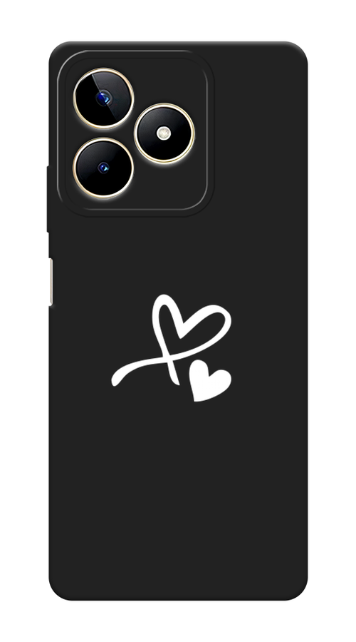 

Чехол Awog на Realme C53/C51 "Сердечко минимализм", Белый, 2515252-1