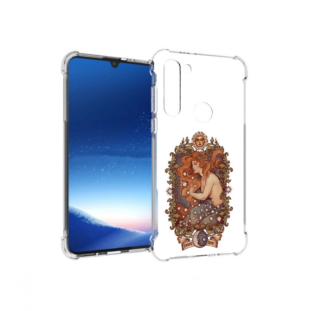 

Чехол MyPads Tocco для Motorola Moto G8 Power звездная девушка абстракция, Прозрачный, Tocco