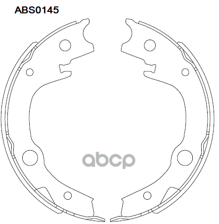 

Тормозные колодки ALLIED NIPPON задние барабанные ABS0145